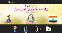 Desktop Screenshot of eschoolforjainism.com